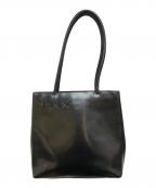 PRADAプラダ）の古着「レザートートバッグ」｜ブラック