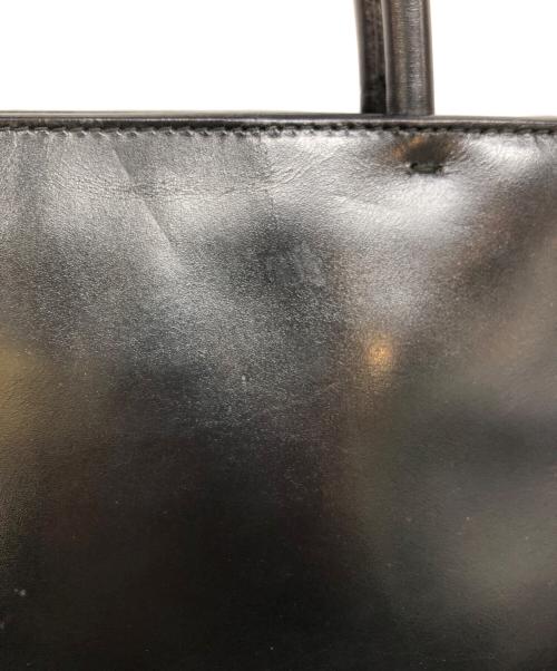 PRADA（プラダ）PRADA (プラダ) レザートートバッグ ブラックの古着・服飾アイテム