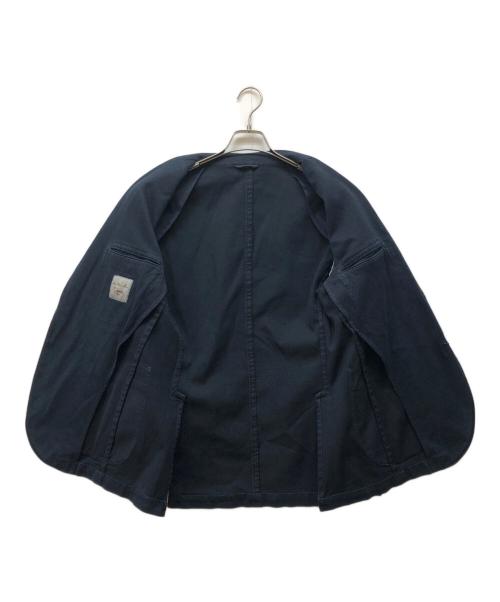 Luigi Bianchi Mantova（ルイジビアンキマントヴァ）Luigi Bianchi Mantova (ルイジビアンキマントヴァ) Rough テーラードジャケット ネイビー サイズ:48Ｒの古着・服飾アイテム