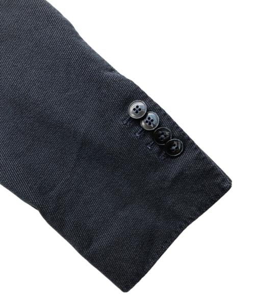 Luigi Bianchi Mantova（ルイジビアンキマントヴァ）Luigi Bianchi Mantova (ルイジビアンキマントヴァ) Rough テーラードジャケット ネイビー サイズ:48Ｒの古着・服飾アイテム