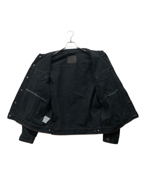 LEVI'S（リーバイス）LEVI'S (リーバイス) チュニジア製 後染めトラッカージャケット ブラック サイズ:XLの古着・服飾アイテム