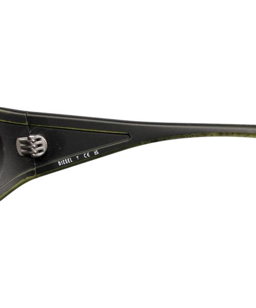 DIESEL（ディーゼル）DIESEL (ディーゼル) サングラス ブラック×イエロー サイズ:65□18 115の古着・服飾アイテム