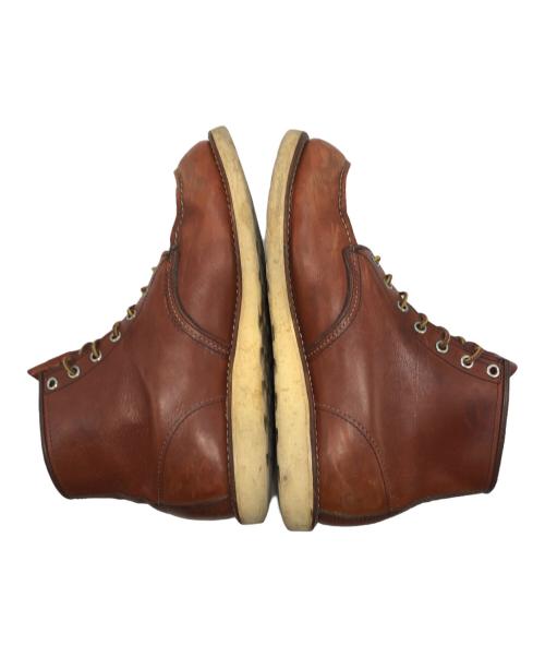 RED WING（レッドウィング）RED WING (レッドウィング) 6 inch Moc toeシックスインチ・モックトゥ ブラウン サイズ:	SIZE 9 1/2の古着・服飾アイテム