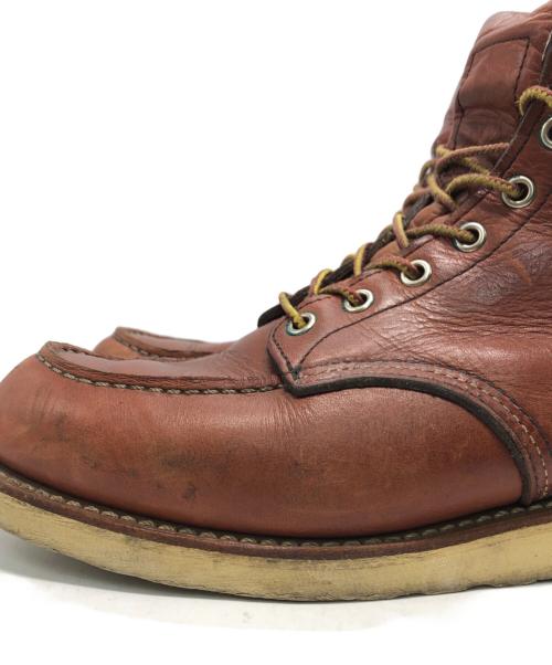 RED WING（レッドウィング）RED WING (レッドウィング) 6 inch Moc toeシックスインチ・モックトゥ ブラウン サイズ:	SIZE 9 1/2の古着・服飾アイテム
