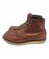 RED WING (レッドウィング) 6 inch Moc toeシックスインチ・モックトゥ ブラウン サイズ:	SIZE 9 1/2：10000円