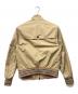 BURBERRY (バーバリー) アイコンストライプ ディテール コットンギャバジン ハリントンジャケット ベージュ サイズ:46：40000円