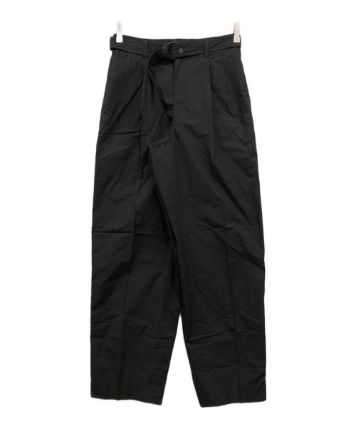 ISSEY MIYAKE MEN（イッセイミヤケメン）ISSEY MIYAKE MEN (イッセイミヤケメン) アーカイブベルト付センタープレスコットンパンツ ブラック サイズ:S~Mの古着・服飾アイテム