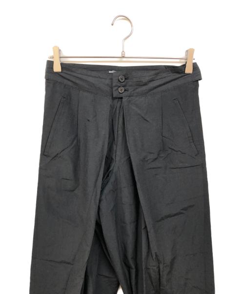 ISSEY MIYAKE MEN（イッセイミヤケメン）ISSEY MIYAKE MEN (イッセイミヤケメン) アーカイブセンタープレス変形パンツ ブラック サイズ:Sの古着・服飾アイテム