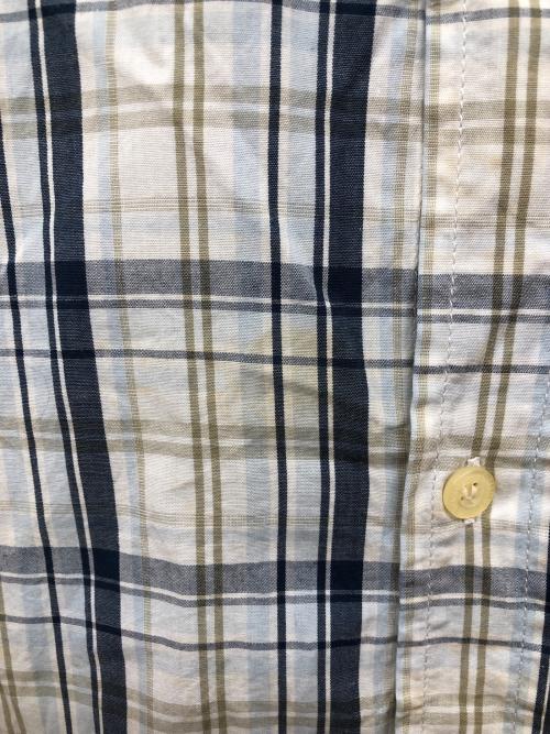 stussy（ステューシー）stussy (ステューシー) オールド半袖チェックシャツ ブルー サイズ:Sの古着・服飾アイテム