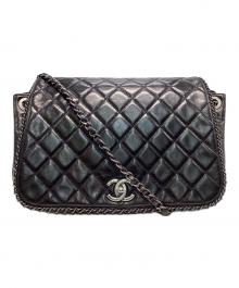 CHANEL（シャネル）の古着「ココマークフラップチェーンショルダーバッグ」｜ブラック