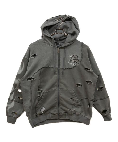 GALFY（ガルフィー）GALFY (ガルフィー) パーカーセットアップ グレー サイズ:XLの古着・服飾アイテム