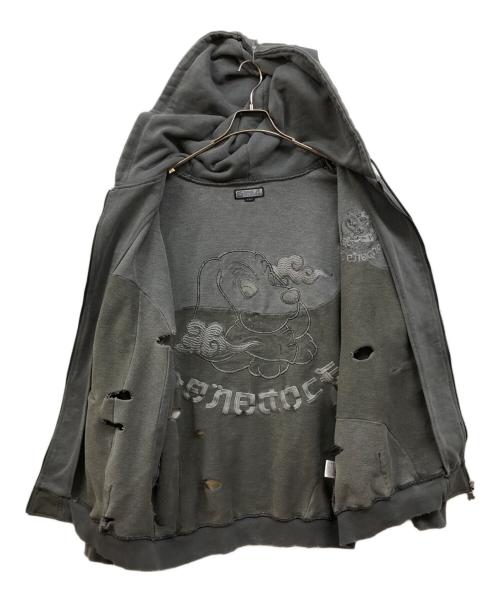 GALFY（ガルフィー）GALFY (ガルフィー) パーカーセットアップ グレー サイズ:XLの古着・服飾アイテム