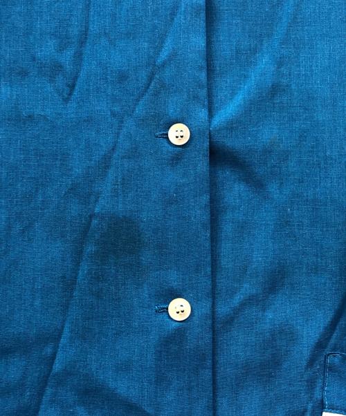Hilton（ヒルトン）Hilton (ヒルトン) ボーリングシャツ ブルー サイズ:34の古着・服飾アイテム
