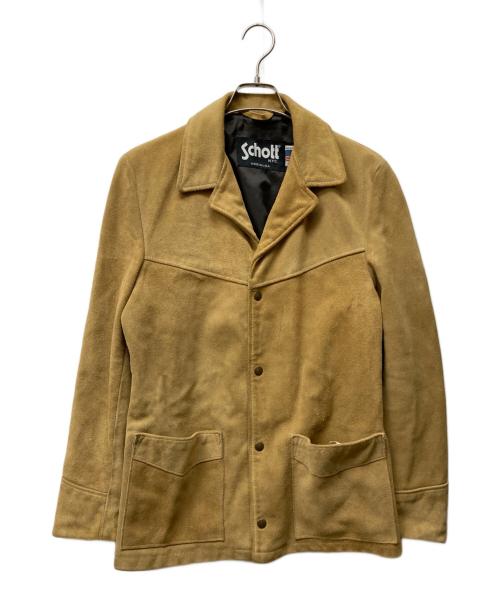 Schott（ショット）Schott (ショット) ウエスタンスウェードコート ベージュ サイズ:36の古着・服飾アイテム