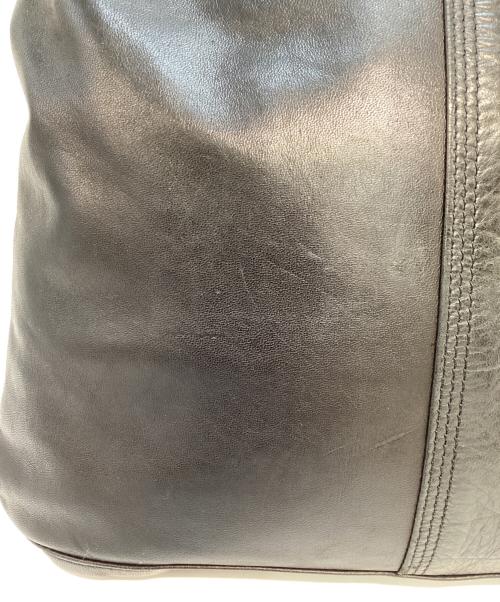 PORTER（ポーター）PORTER (ポーター) レザーショルダーバッグ ブラックの古着・服飾アイテム