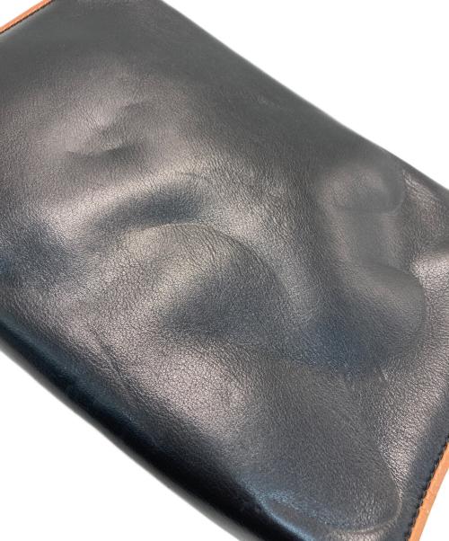 CELINE（セリーヌ）CELINE (セリーヌ) レザーショルダーバッグ ブラックの古着・服飾アイテム