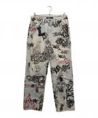 Jaded Londonジェイデッドロンドン）の古着「SKATE FIT デニムパンツ」｜ブルー