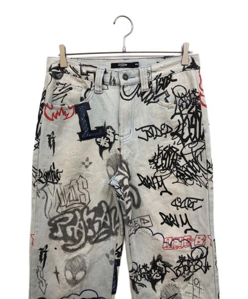 Jaded London（ジェイデッドロンドン）jaded london (ジェイデッドロンドン) SKATE FIT デニムパンツ ブルー サイズ:W30の古着・服飾アイテム