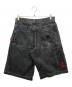 jnco jeans (ジェーエヌシーオー ジーンズ) デニムハーフパンツ グレー サイズ:31：10000円