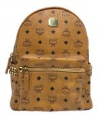 MCMエムシーエム）の古着「STARK スタッズバックパック」｜ブラウン