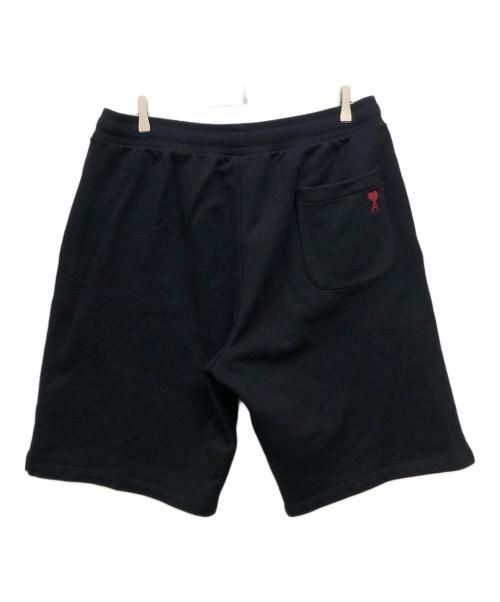 ami（アミ）ami (アミ) スウェットハーフパンツ ブラック サイズ:XLの古着・服飾アイテム