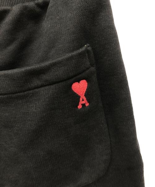 ami（アミ）ami (アミ) スウェットハーフパンツ ブラック サイズ:XLの古着・服飾アイテム