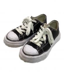 MIHARA YASUHIRO（ミハラヤスヒロ）の古着「"PETERSON23" OG Sole Canvas Low-top Sneaker」｜ブラック