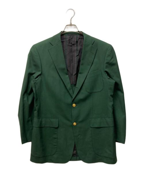J.PRESS（ジェイプレス）J.PRESS (ジェイプレス) 段返り金釦テーラードジャケット グリーン サイズ:XLの古着・服飾アイテム