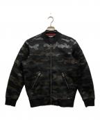 DIESELディーゼル）の古着「カモフラジップアップジャケット」｜ブラック