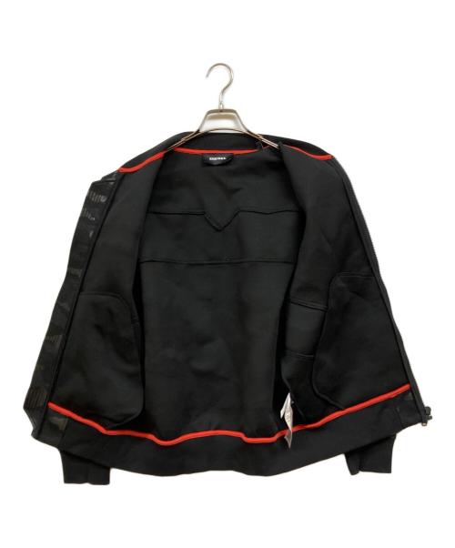 DIESEL（ディーゼル）DIESEL (ディーゼル) カモフラジップアップジャケット ブラック サイズ:Sの古着・服飾アイテム