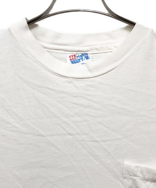 Hanes（ヘインズ）Hanes (ヘインズ) ポケットTシャツ ホワイト サイズ:Lの古着・服飾アイテム