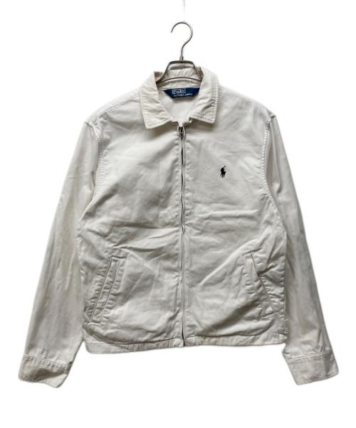 POLO RALPH LAUREN（ポロ・ラルフローレン）POLO RALPH LAUREN (ポロ・ラルフローレン) スイングトップ ホワイト サイズ:Mの古着・服飾アイテム