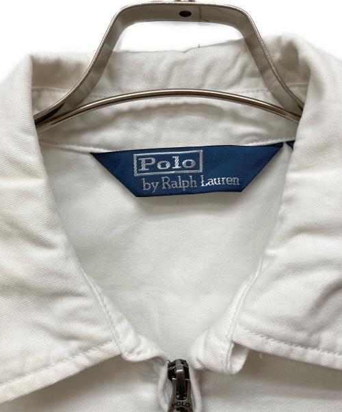 POLO RALPH LAUREN（ポロ・ラルフローレン）POLO RALPH LAUREN (ポロ・ラルフローレン) スイングトップ ホワイト サイズ:Mの古着・服飾アイテム