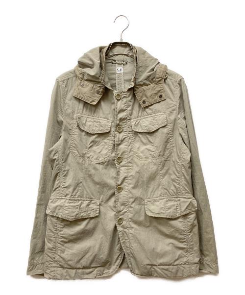 C.P COMPANY（シーピーカンパニー）C.P COMPANY (シーピーカンパニー) オールドフーデッドジャケット カーキ サイズ:48の古着・服飾アイテム