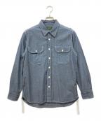 Dannerダナー）の古着「ダンガリーシャツ」｜ブルー