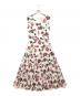 TOCCA（トッカ）の古着「ROSA LONG DRESS ロングドレス」｜パープル×ホワイト