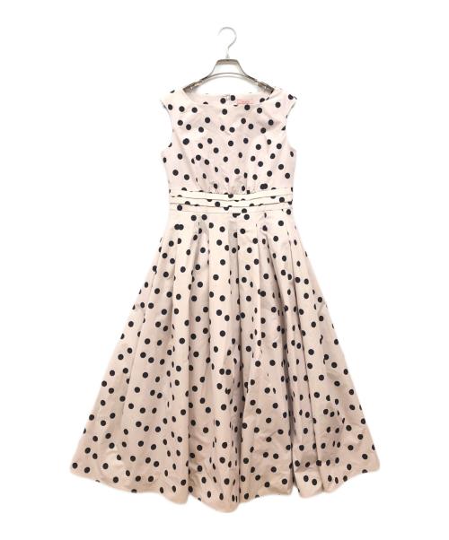 TOCCA（トッカ）TOCCA (トッカ) POLKA RAIN ドット柄ドレス ブラック×アイボリー サイズ:2の古着・服飾アイテム