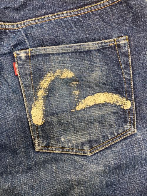 EVISU（エヴィス）EVISU (エヴィス) ダブルカモメ デニムパンツ ブルー サイズ:40×35の古着・服飾アイテム