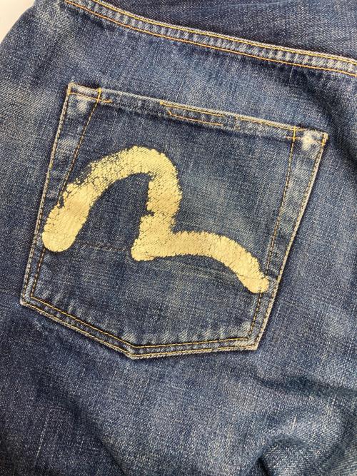 EVISU（エヴィス）EVISU (エヴィス) ダブルカモメ デニムパンツ ブルー サイズ:40×35の古着・服飾アイテム