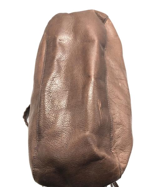 RALPH LAUREN（ラルフローレン）RALPH LAUREN (ラルフローレン) フリンジワンショルダーバッグ ブラウンの古着・服飾アイテム