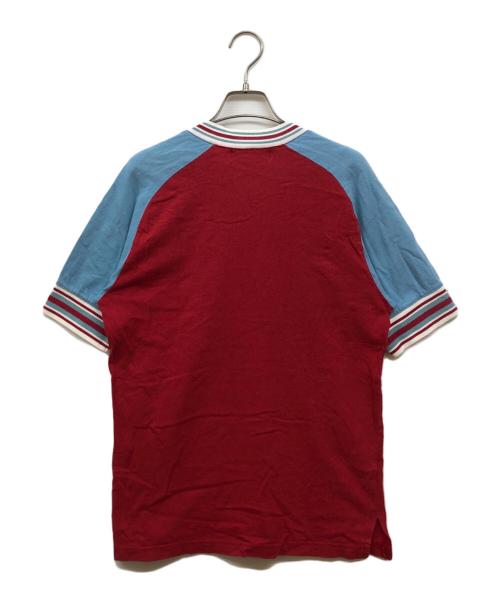Hysteric Glamour（ヒステリックグラマー）Hysteric Glamour (ヒステリックグラマー) VネックTシャツ レッド サイズ:freeの古着・服飾アイテム