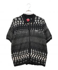 SUPREME（シュプリーム）の古着「23SS Gradient Zip Up Polo」｜ブラック