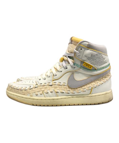 NIKE（ナイキ）NIKE (ナイキ) UNION (ユニオン) AIR JORDAN 1 RETRO HIGH OG SPエア ジョーダン ワン レトロ ハイ オージー スペシャル ホワイト サイズ:SIZE 27.5cmの古着・服飾アイテム