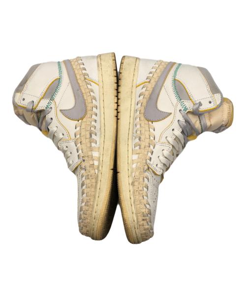 NIKE（ナイキ）NIKE (ナイキ) UNION (ユニオン) AIR JORDAN 1 RETRO HIGH OG SPエア ジョーダン ワン レトロ ハイ オージー スペシャル ホワイト サイズ:SIZE 27.5cmの古着・服飾アイテム