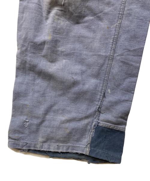 Le Flambard（ラ フランバード）Le Flambard (ラ フランバード) パッチワークパンツ ブルー サイズ:記載無し（実寸サイズをご確認ください）の古着・服飾アイテム