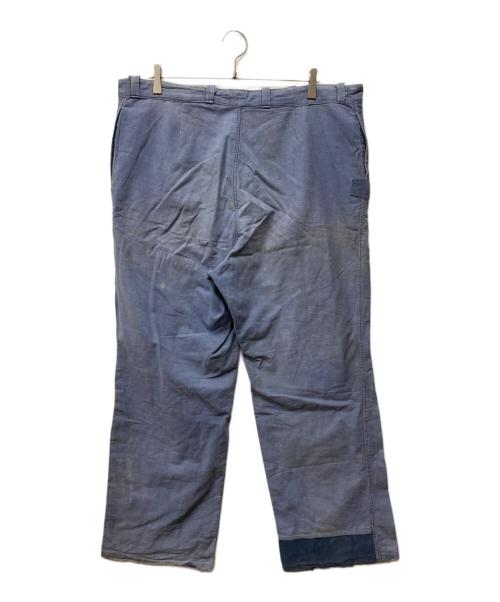 Le Flambard（ラ フランバード）Le Flambard (ラ フランバード) パッチワークパンツ ブルー サイズ:記載無し（実寸サイズをご確認ください）の古着・服飾アイテム