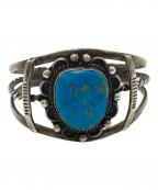 USEDユーズド）の古着「ターコイズバングル」｜シルバー×ブルー
