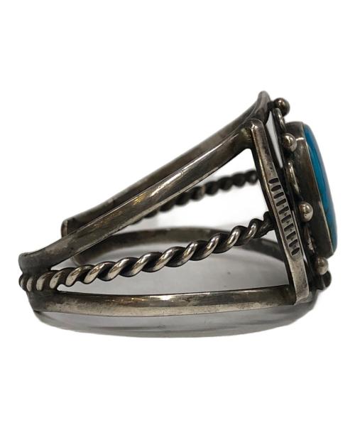 USED（ユーズド）USED (ユーズド) ターコイズバングル シルバー×ブルーの古着・服飾アイテム