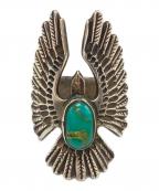 REDMENレッドマン）の古着「ターコイズフェザーリング」｜シルバー