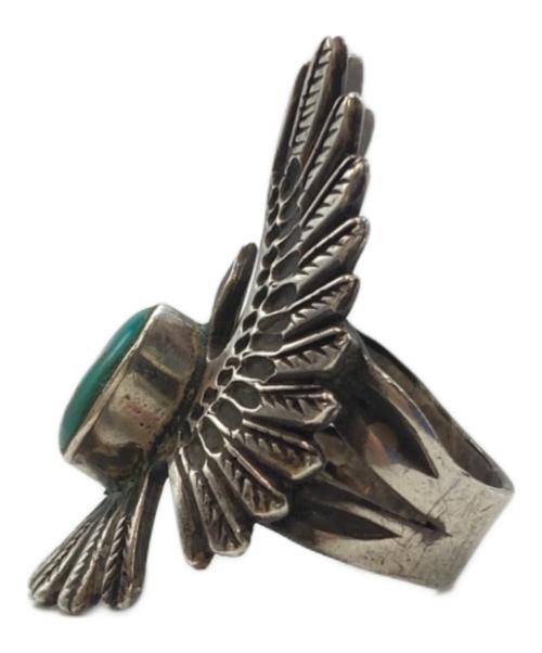 REDMEN（レッドマン）REDMEN (レッドマン) ターコイズフェザーリング シルバー サイズ:記載無し(実寸18号)の古着・服飾アイテム